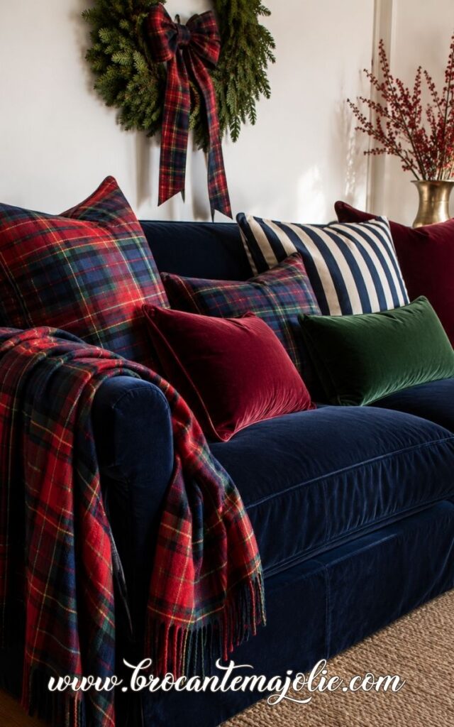 ralph lauren christmas living room color palette