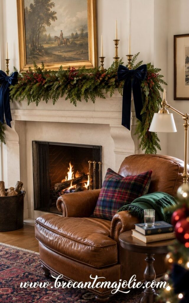 ralph lauren christmas living room decor
