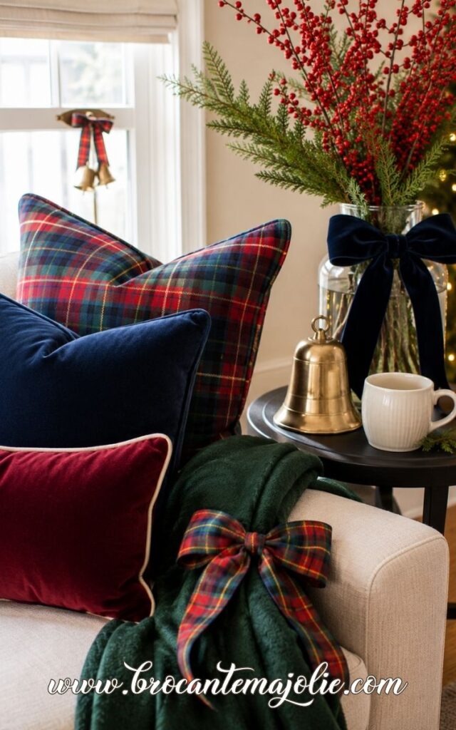 ralph lauren christmas living room colors