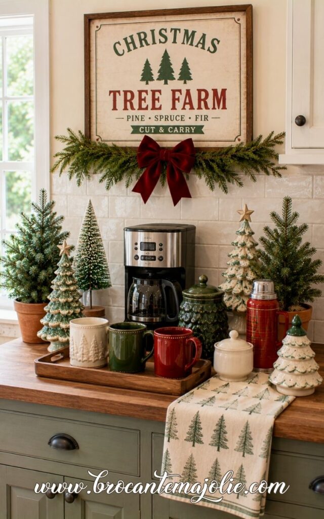 christmas coffee bar